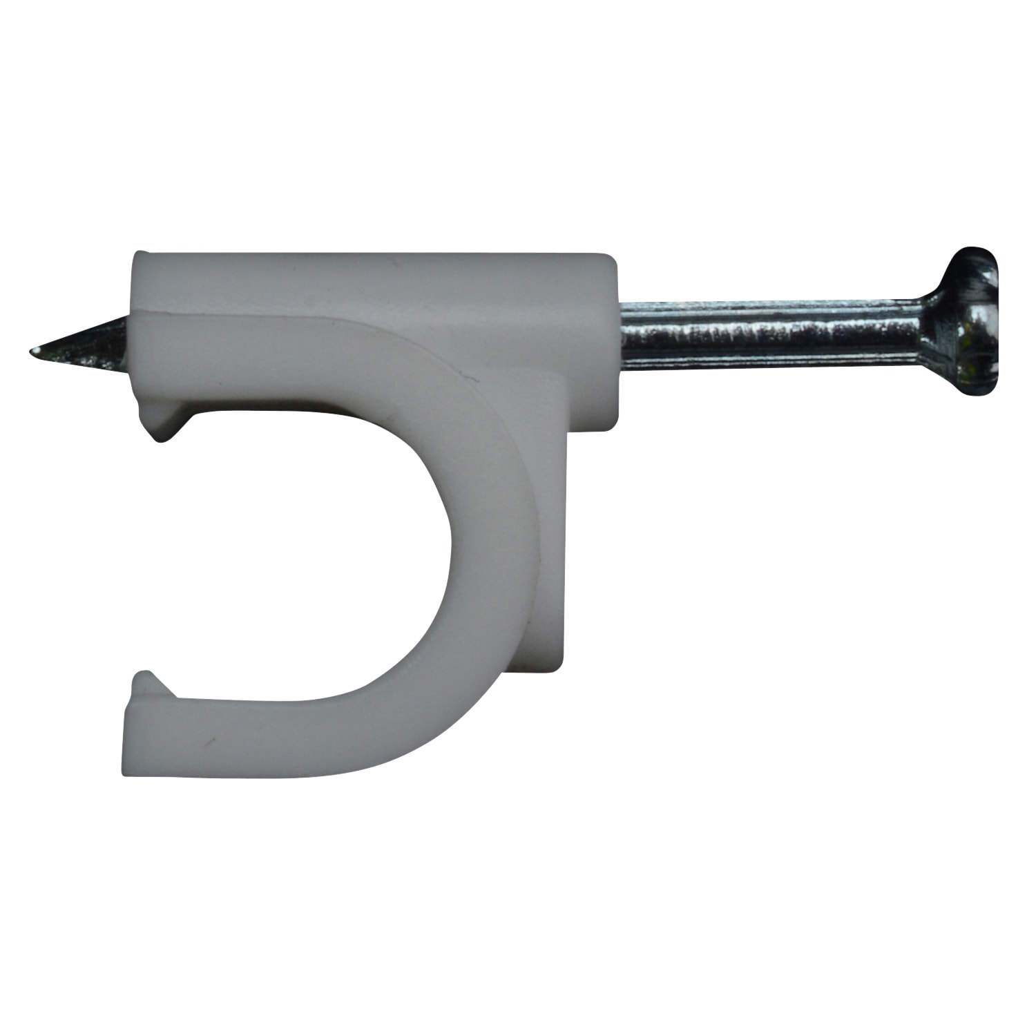 45mm Round White Cable Clips Box 200 ElectricalDirect