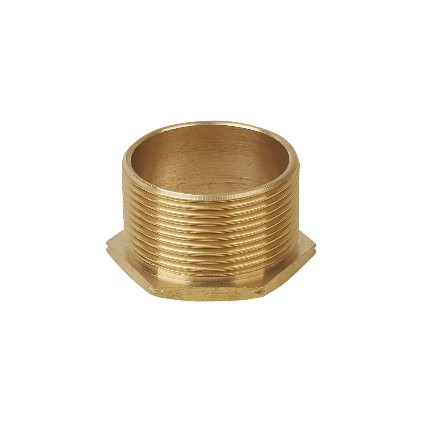 Male Brass Bush Conduit Fittings 32mm Long Pack of 10