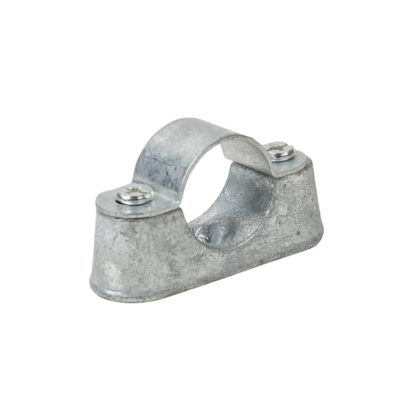 Steel Conduit Distance Saddles 25mm Galvanised Pack 10