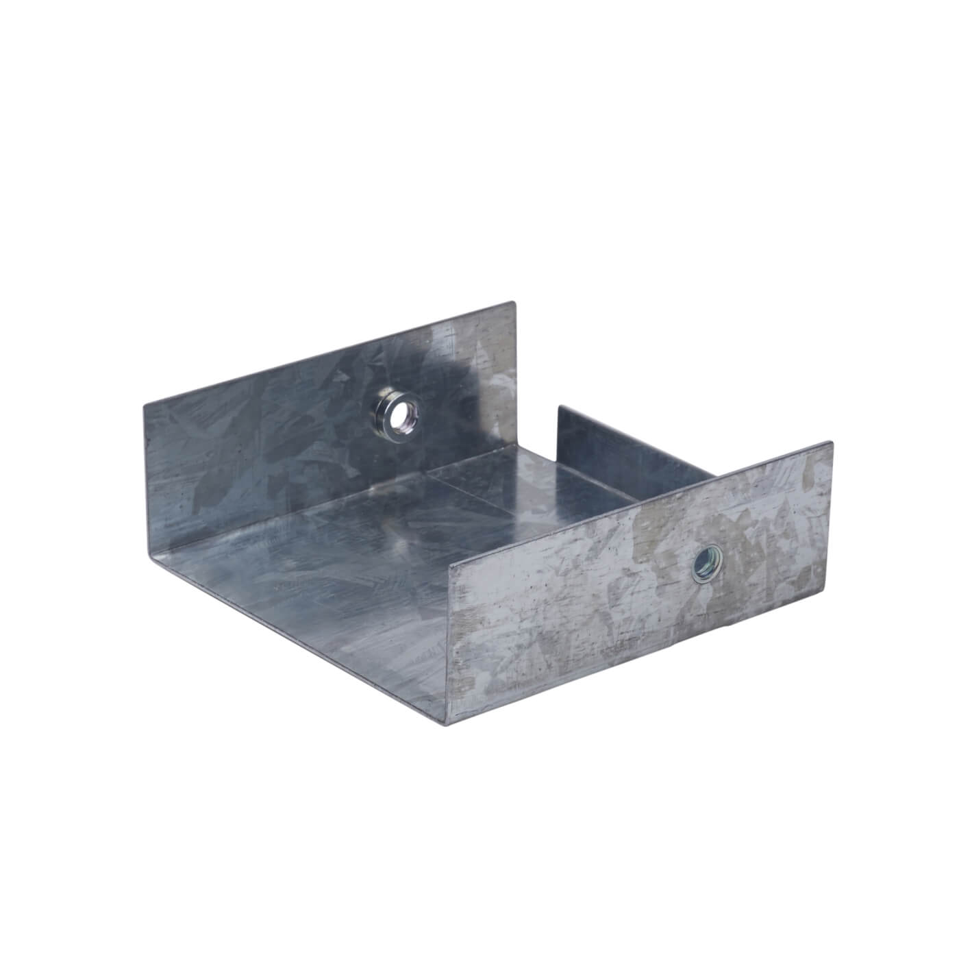 Stop End - 75 x 75mm - Galvanised | ElectricalDirect