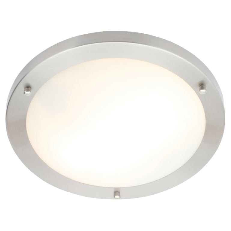 Forum Delphi Flush Ceiling Light 2 X E27 Chrome ElectricalDirect