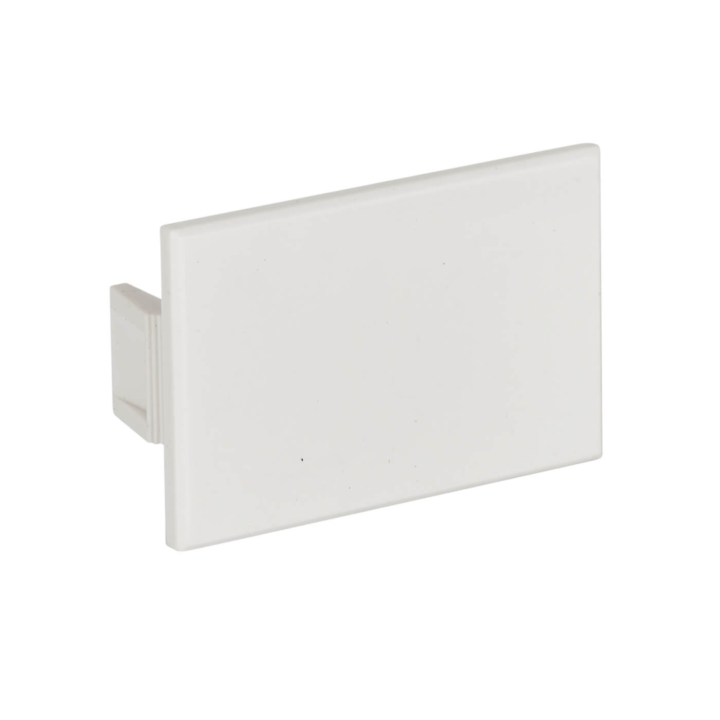  Cat  5  Floor  Box Blank 22 x 37mm White ElectricalDirect