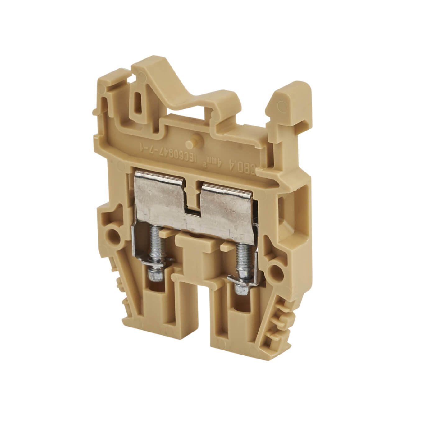 DIN rail terminal block 4mm ElectricalDirect