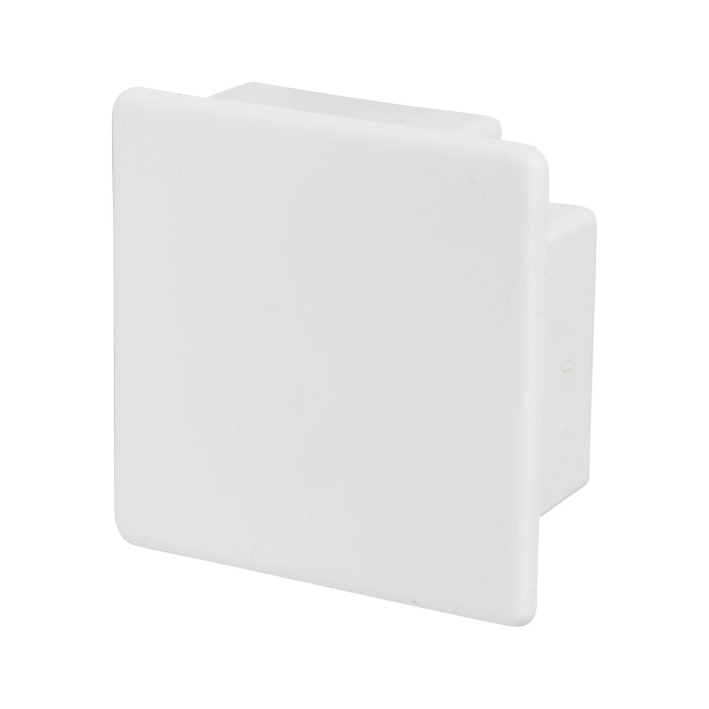 Univolt Maxi Pvc Trunking End Cap 50 X 50mm White Electricaldirect 