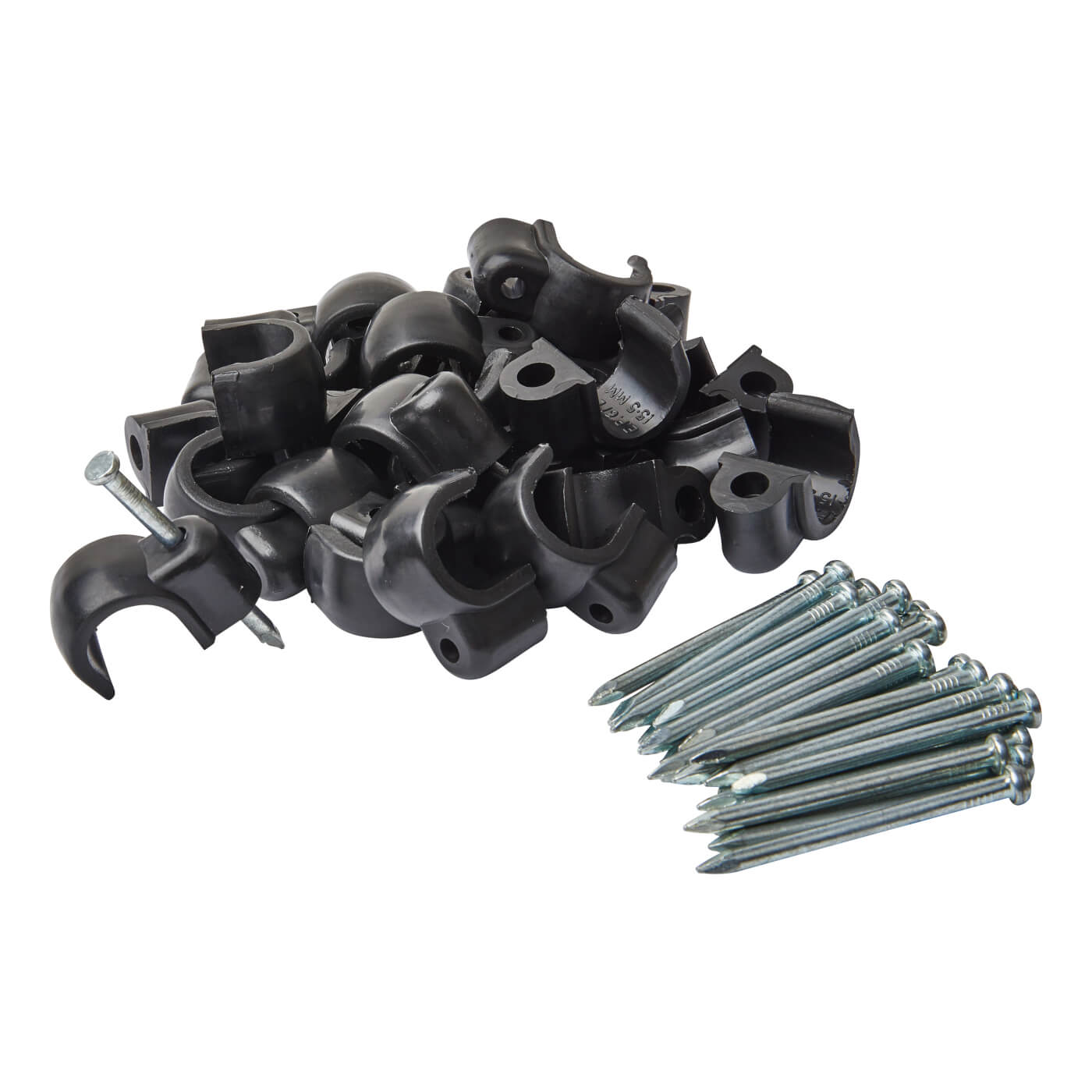 Hellermann SWA Heavy Duty Cable Clip 61mm Black Pack 25