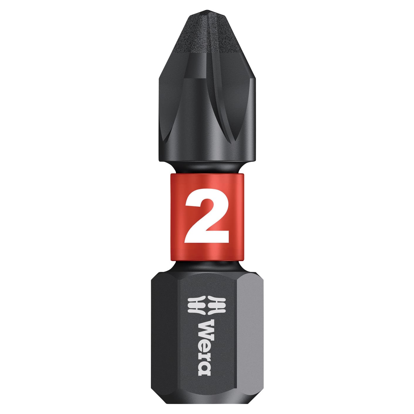 Wera Impaktor Phillips Bit Single - PH2 x 25mm | ElectricalDirect