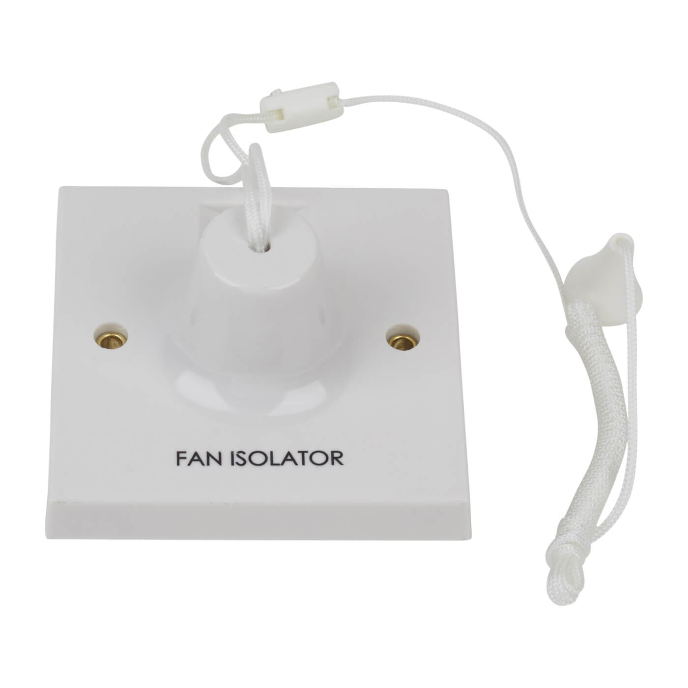 BG 10A Triple Pole Fan Isolator Pull Cord Switch White ElectricalDirect