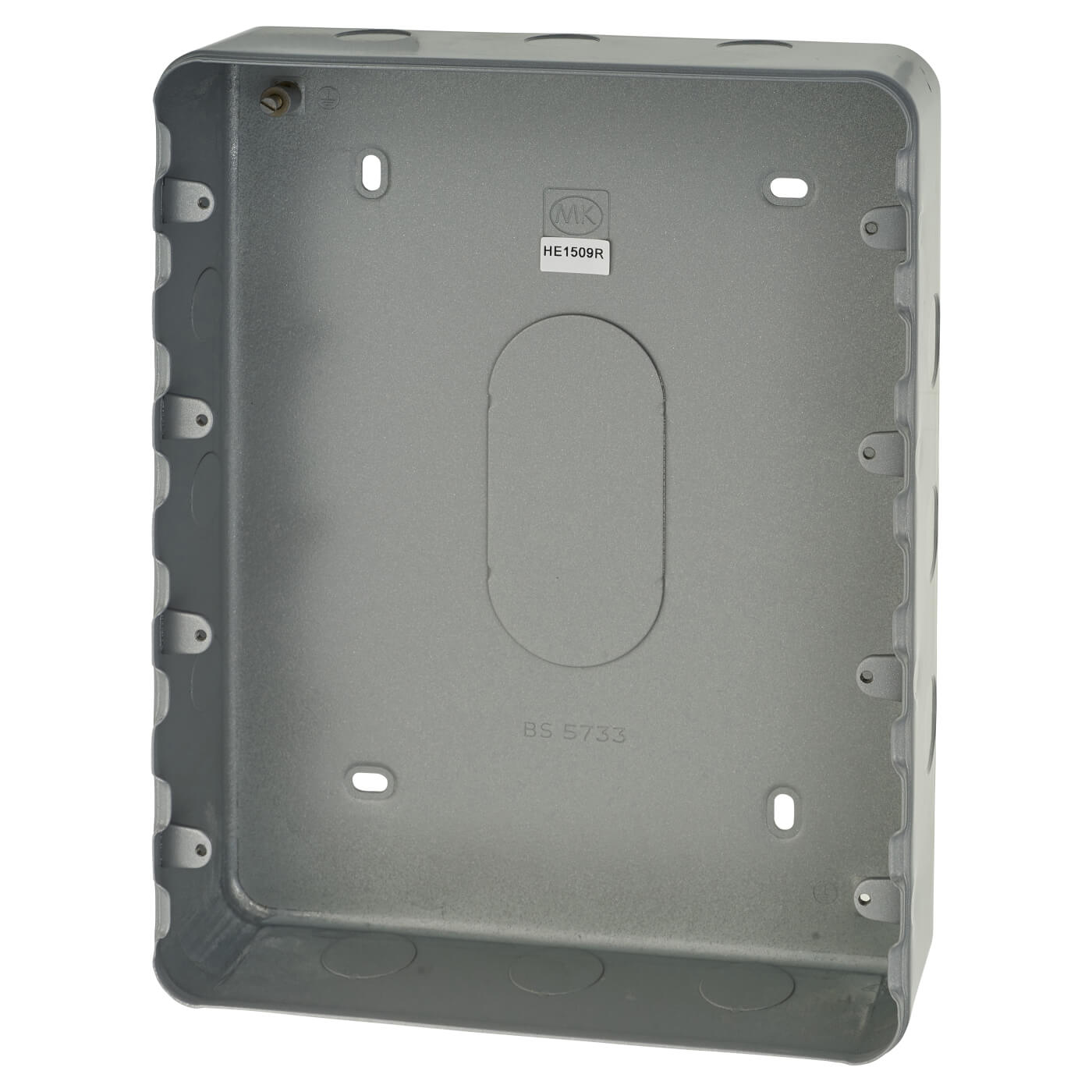 MK 24 Gang Grid Switch Surface Back Box 38mm ElectricalDirect