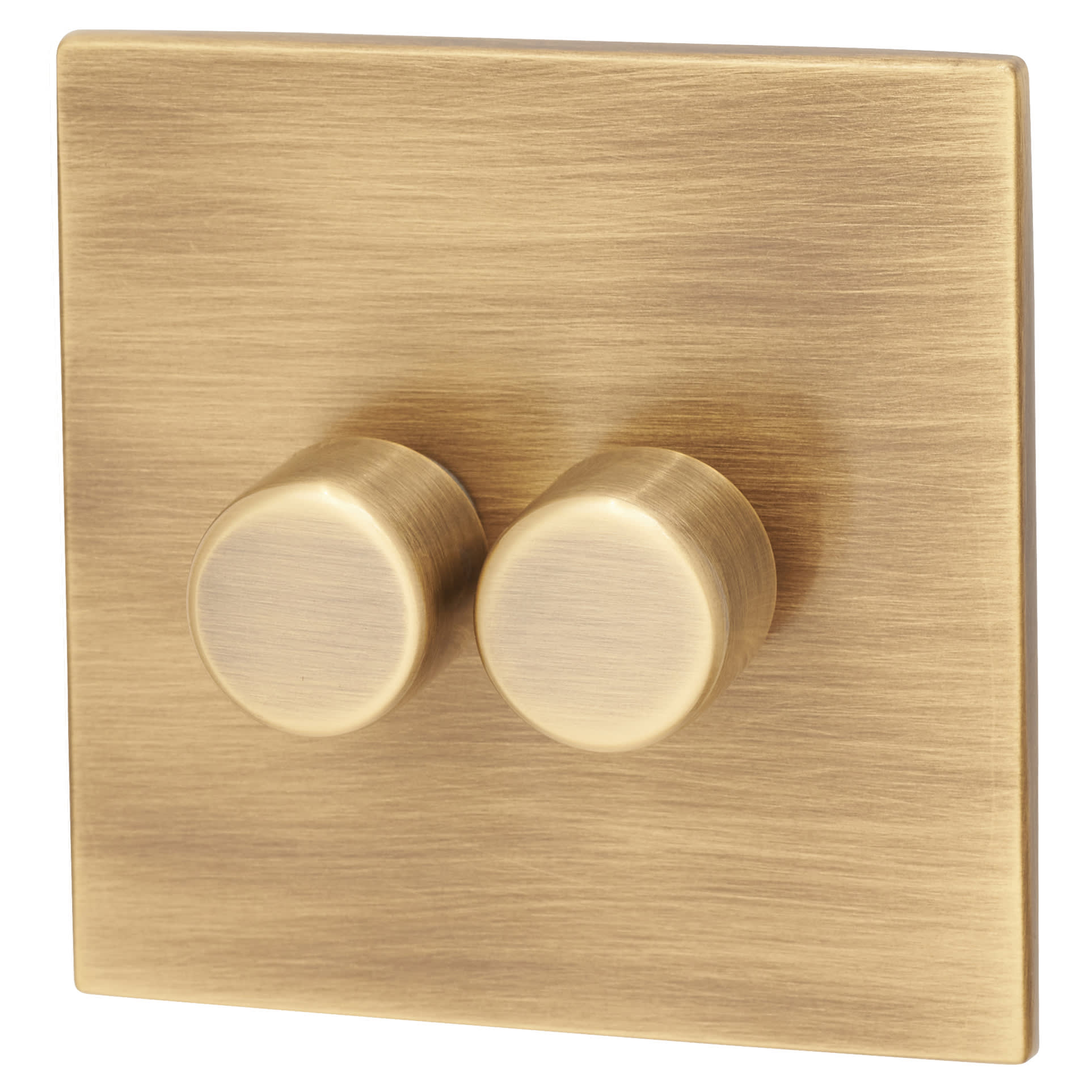 Hamilton Hartland CFX 100W 2 Gang 2 Way Screwless Push Rotary LED