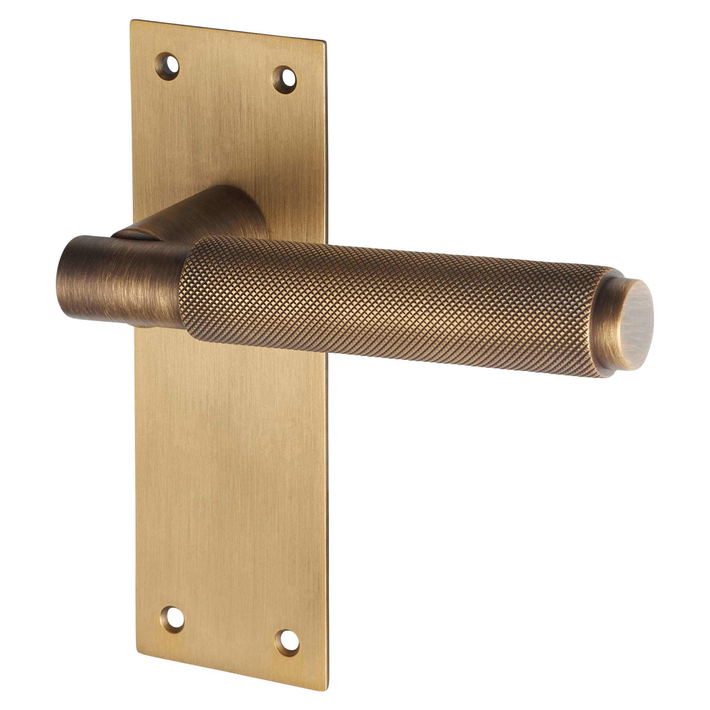 Carlisle Brass Varese Knurled Lever On Rose Door Handle Antique