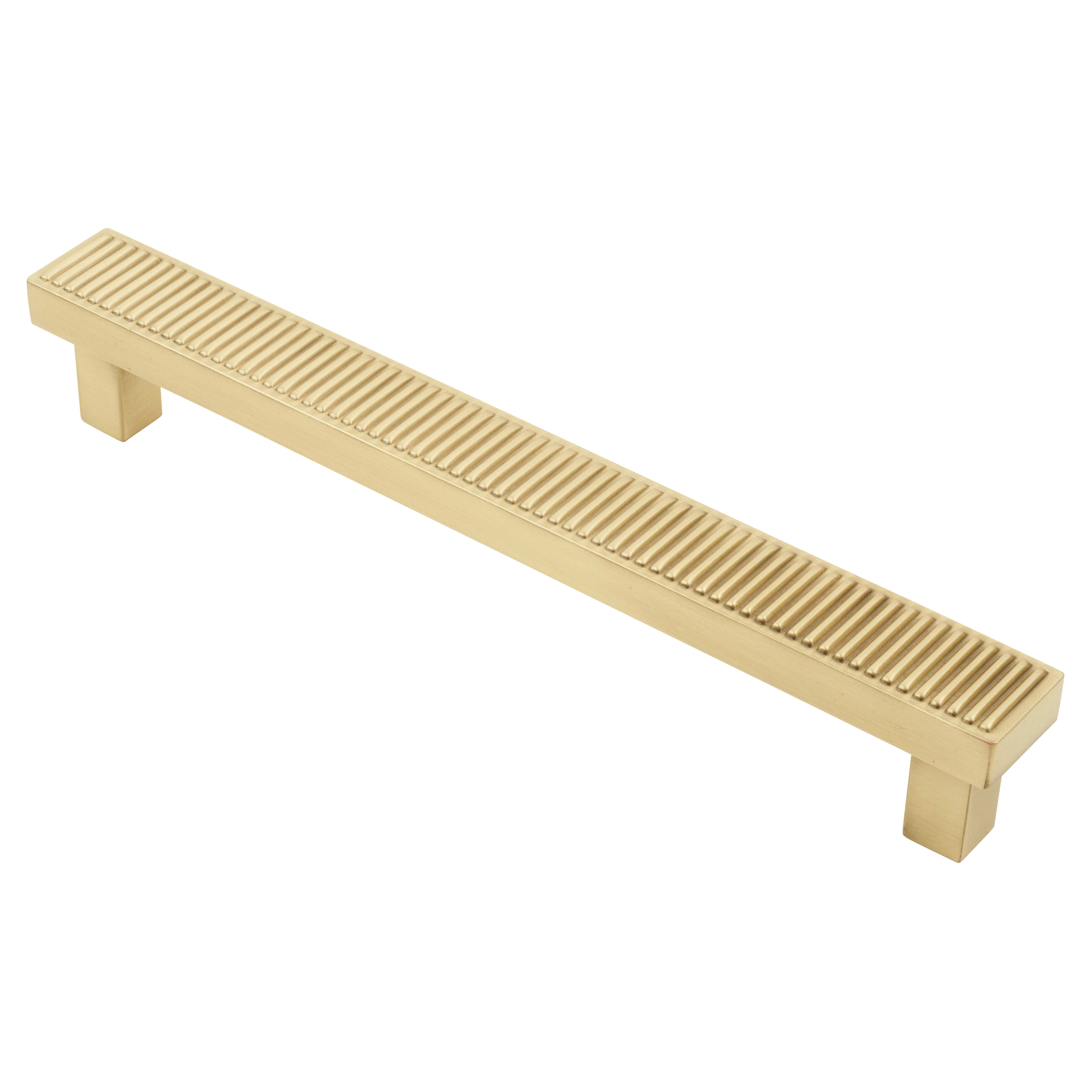 Carlisle Brass 13mm Knurled T-Bar Cabinet Pull Handle - 160mm