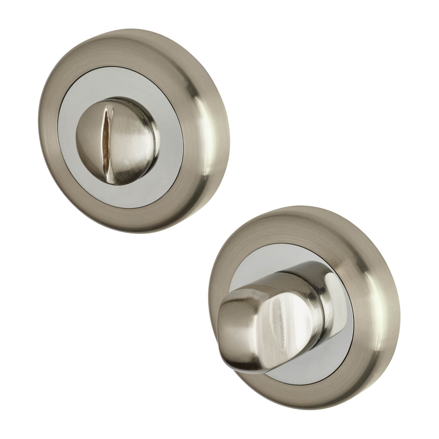 Altro Turn & Release - Satin Nickel/Polished Chrome 