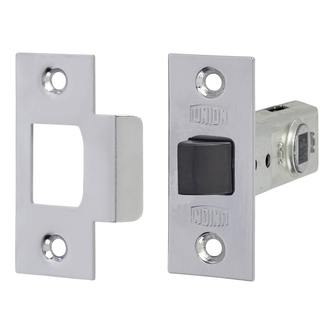 UNION 2648 Tubular Mortice Latch 64mm Case 44mm Backset Silver