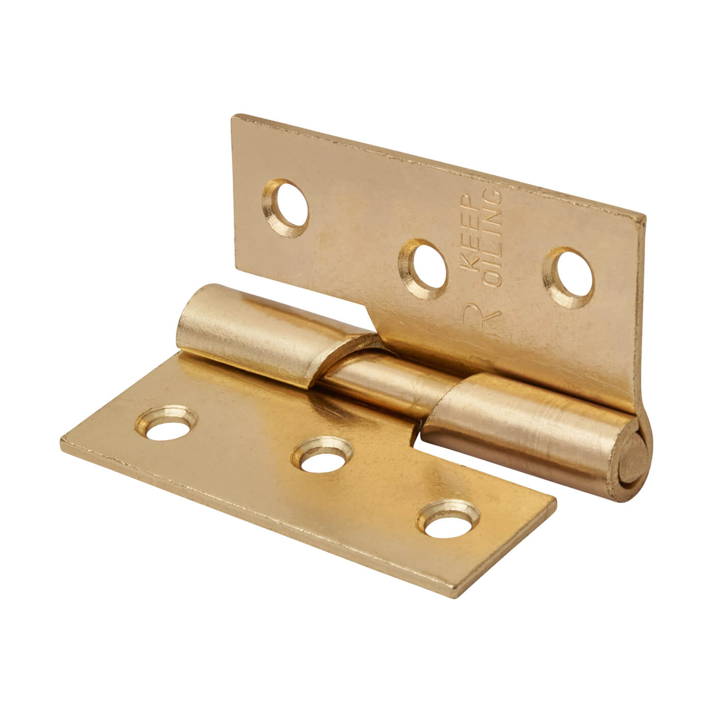 Rising Butt Hinge 75 x 70 x 2.5mm Right Hand Brass Plated Pair