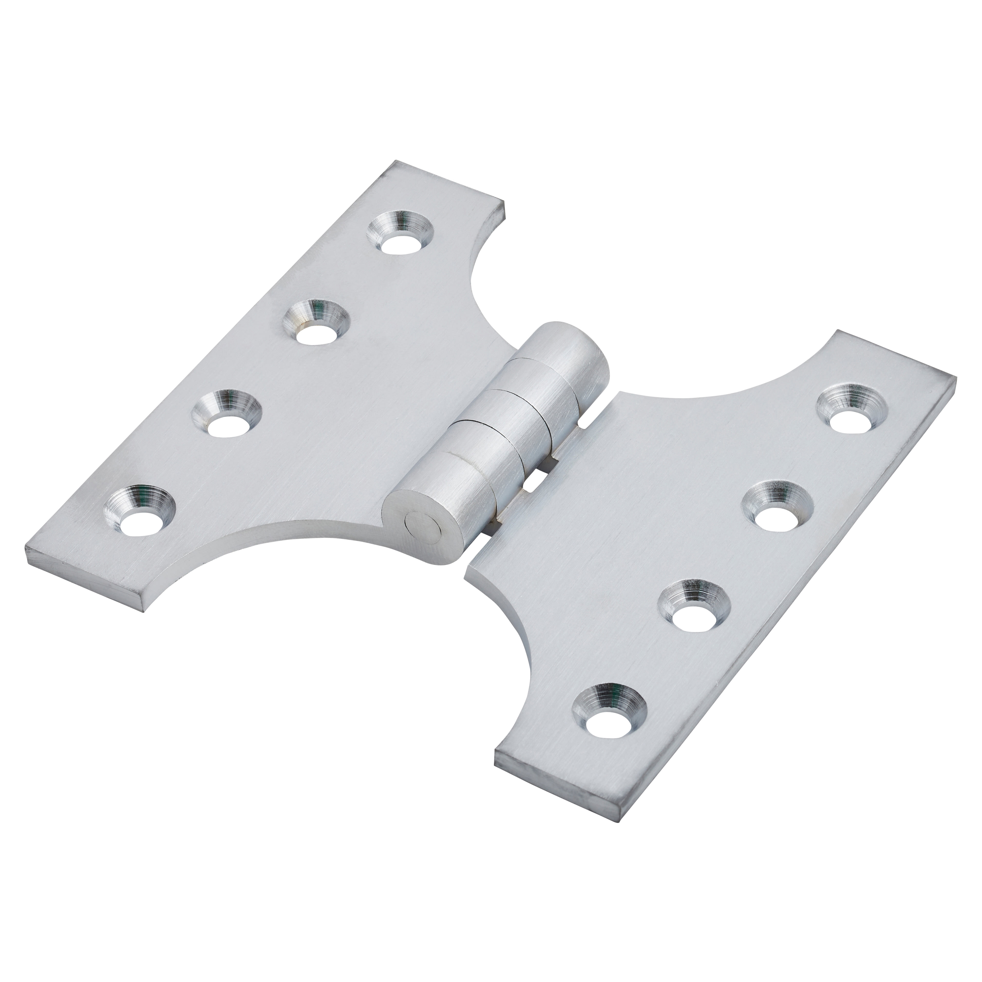 Jedo Satin Chrome Parliament Hinge 102 x 50 x 102mm IronmongeryDirect