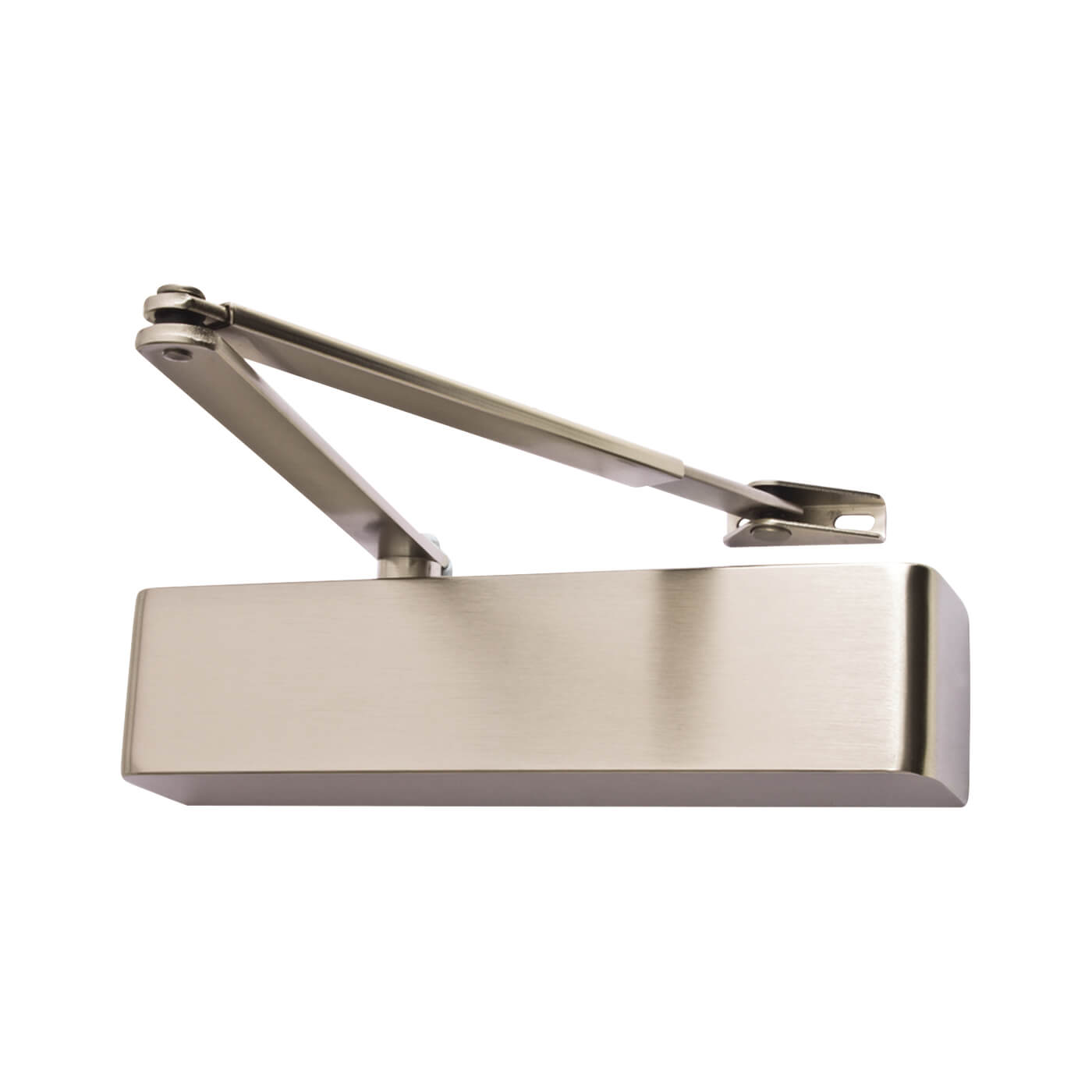 Briton 1130B Closer Satin Stainless IronmongeryDirect Same Day