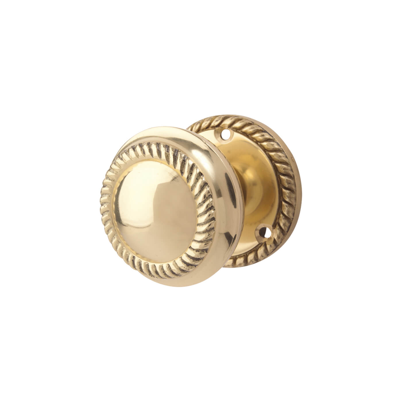 Touchpoint Rope Edge Mortice Door Knob Budget Polished