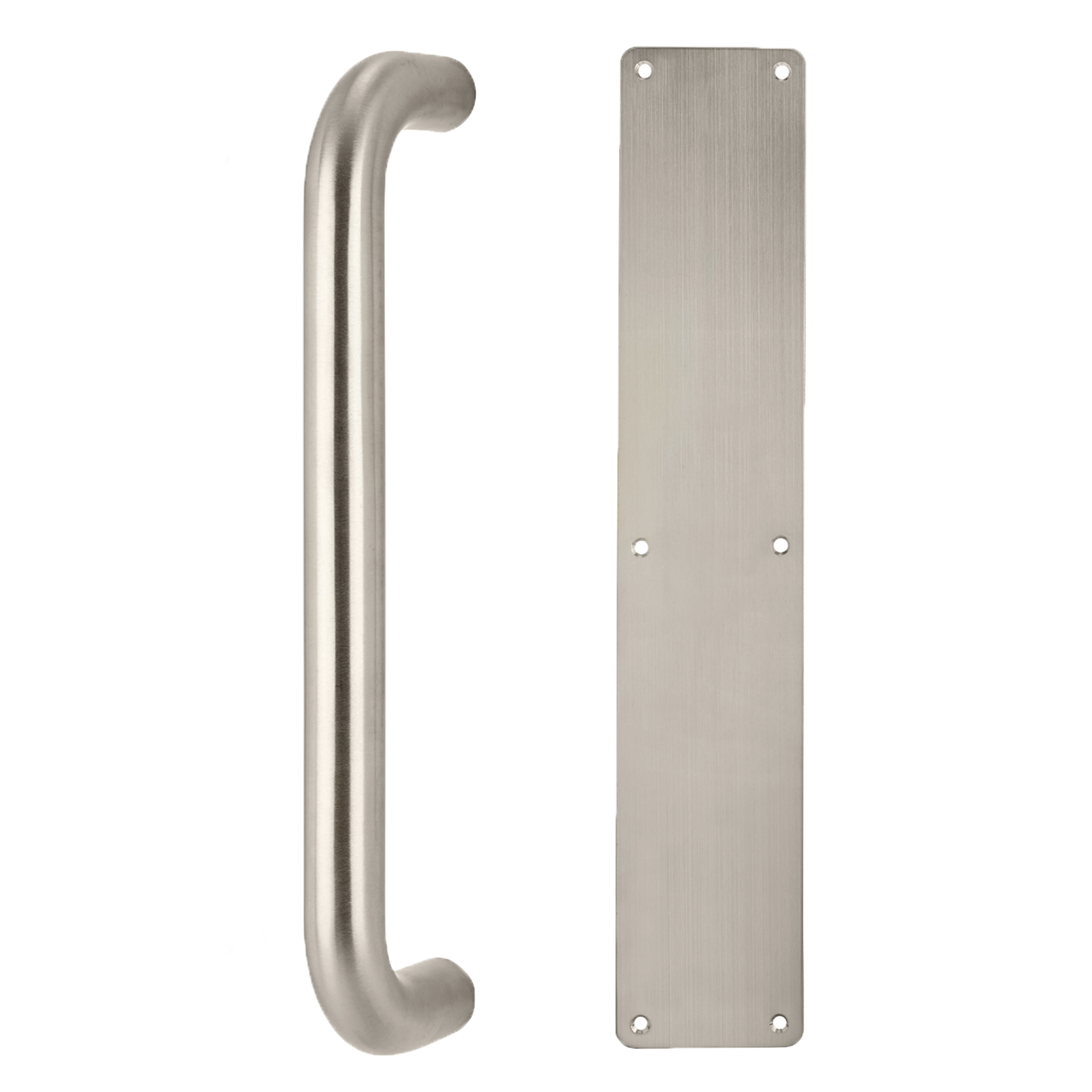 Heavy Duty Pull Handle Fire Door Kit Stainless Steel