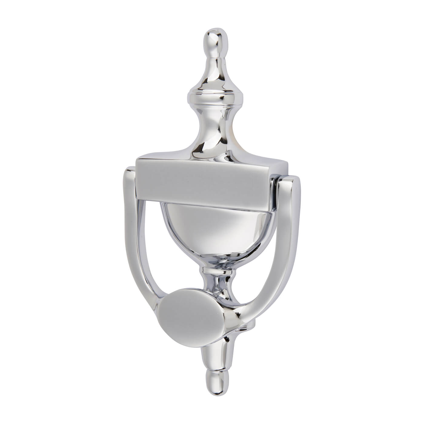 M Marcus Urn Door Knocker 195 x 100mm Polished Chrome