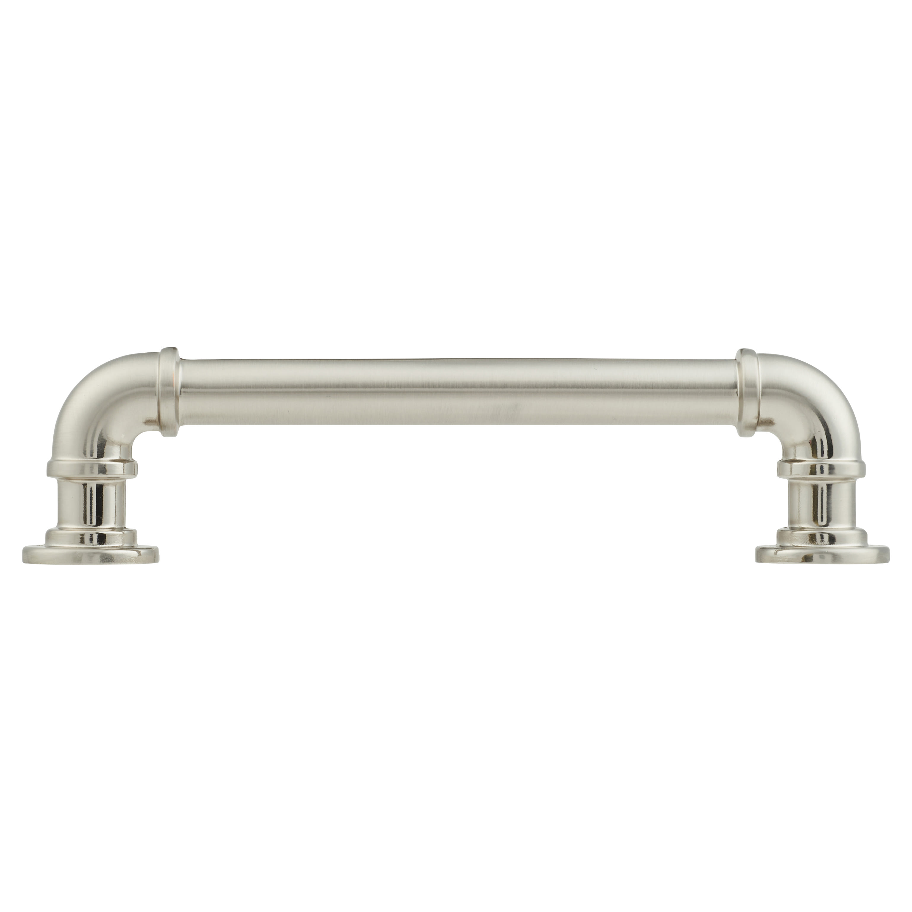 Altro 6mm Pipe Style Cabinet Handle - 160mm Centres - Satin Nickel ...