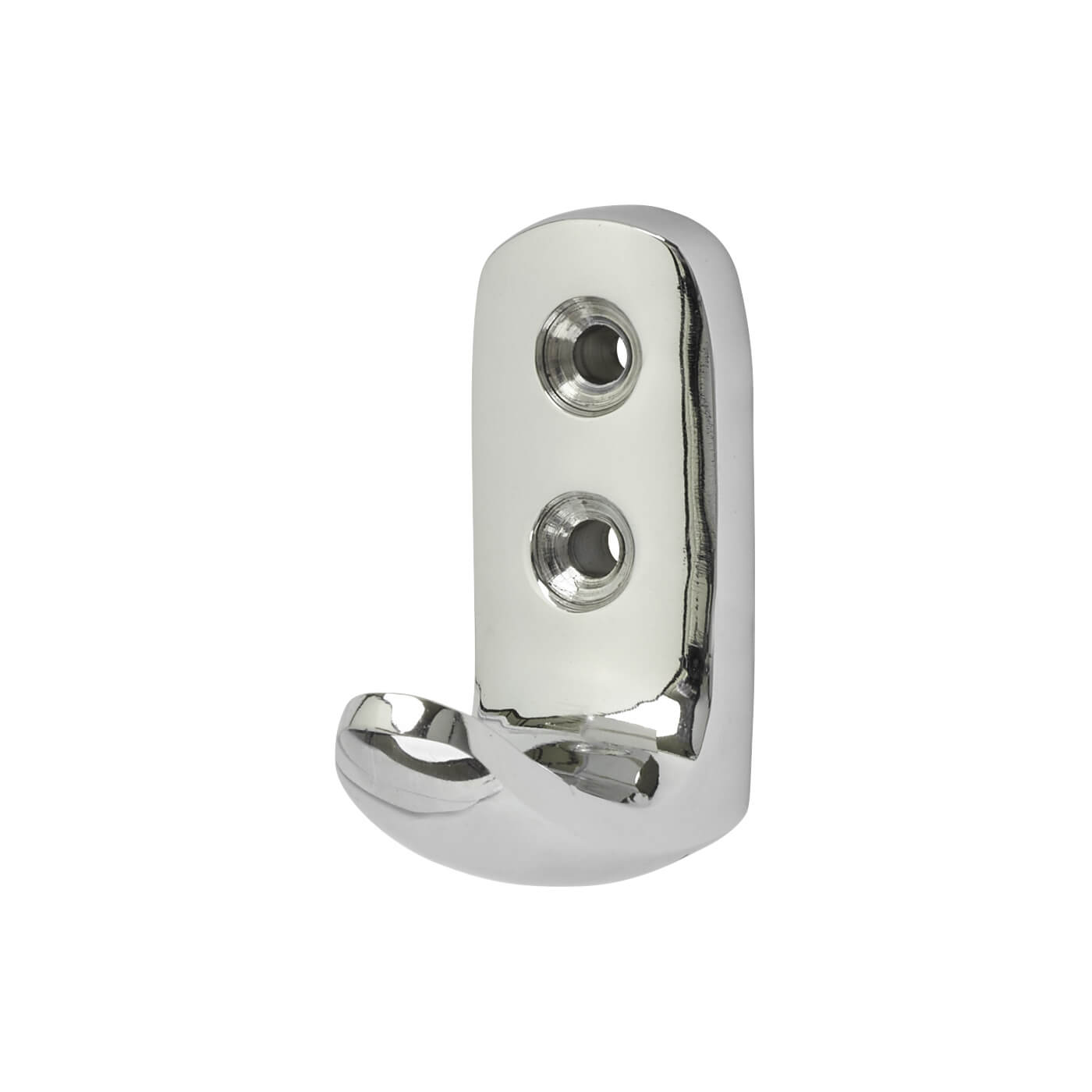 Heavy Duty Single Coat Hook 45mm Polished Chrome IronmongeryDirect Same Day Despatch