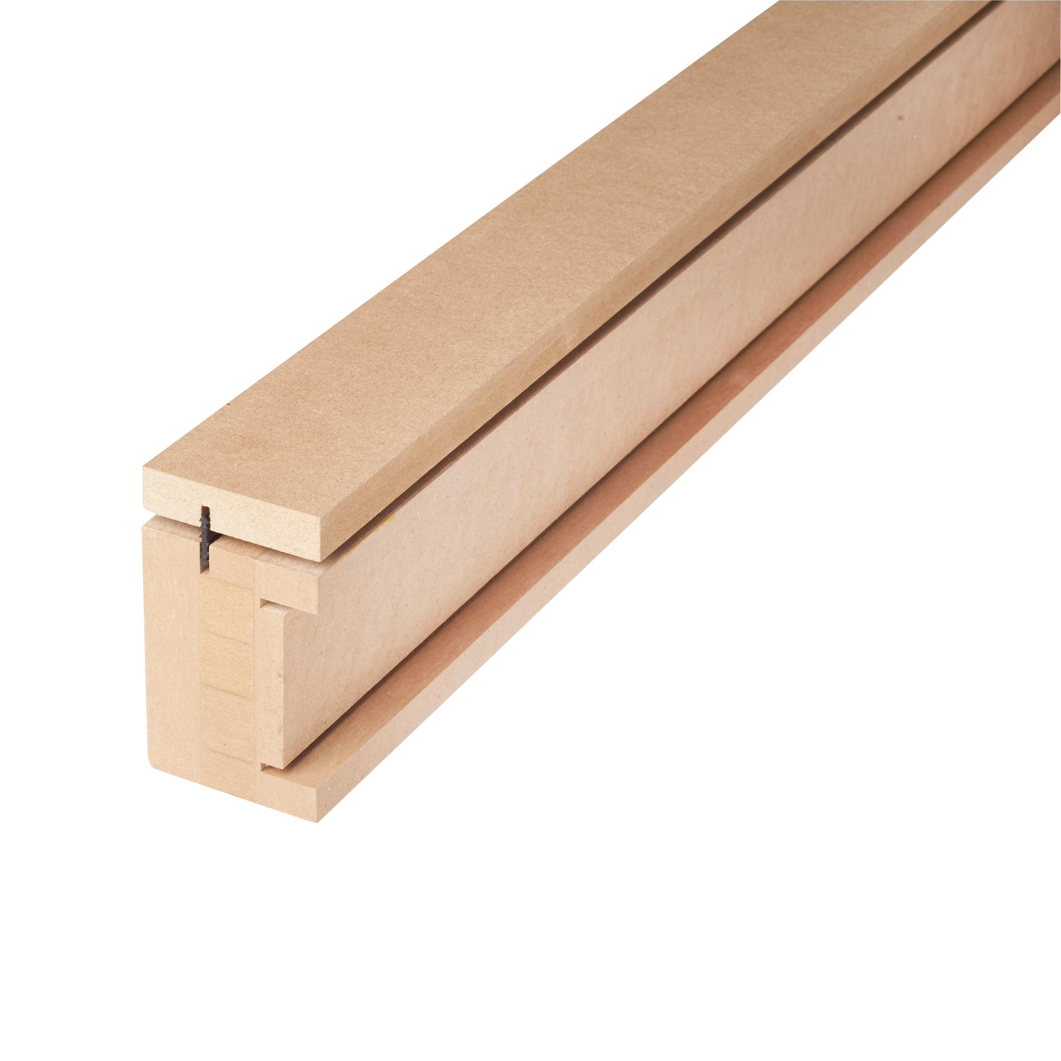 Klug Sliding Door Kit With Pelmet and Post 2000mm Unpainted