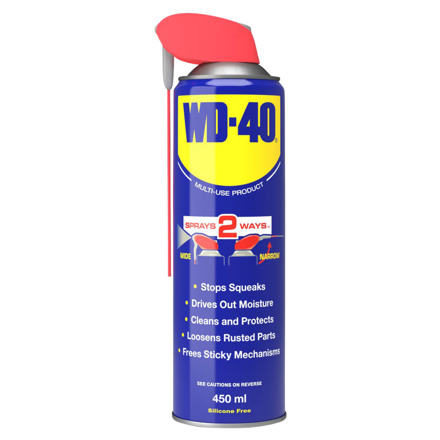 WD-40 Smart Straw Multi Use Can - 450ml | IronmongeryDirect | Same Day