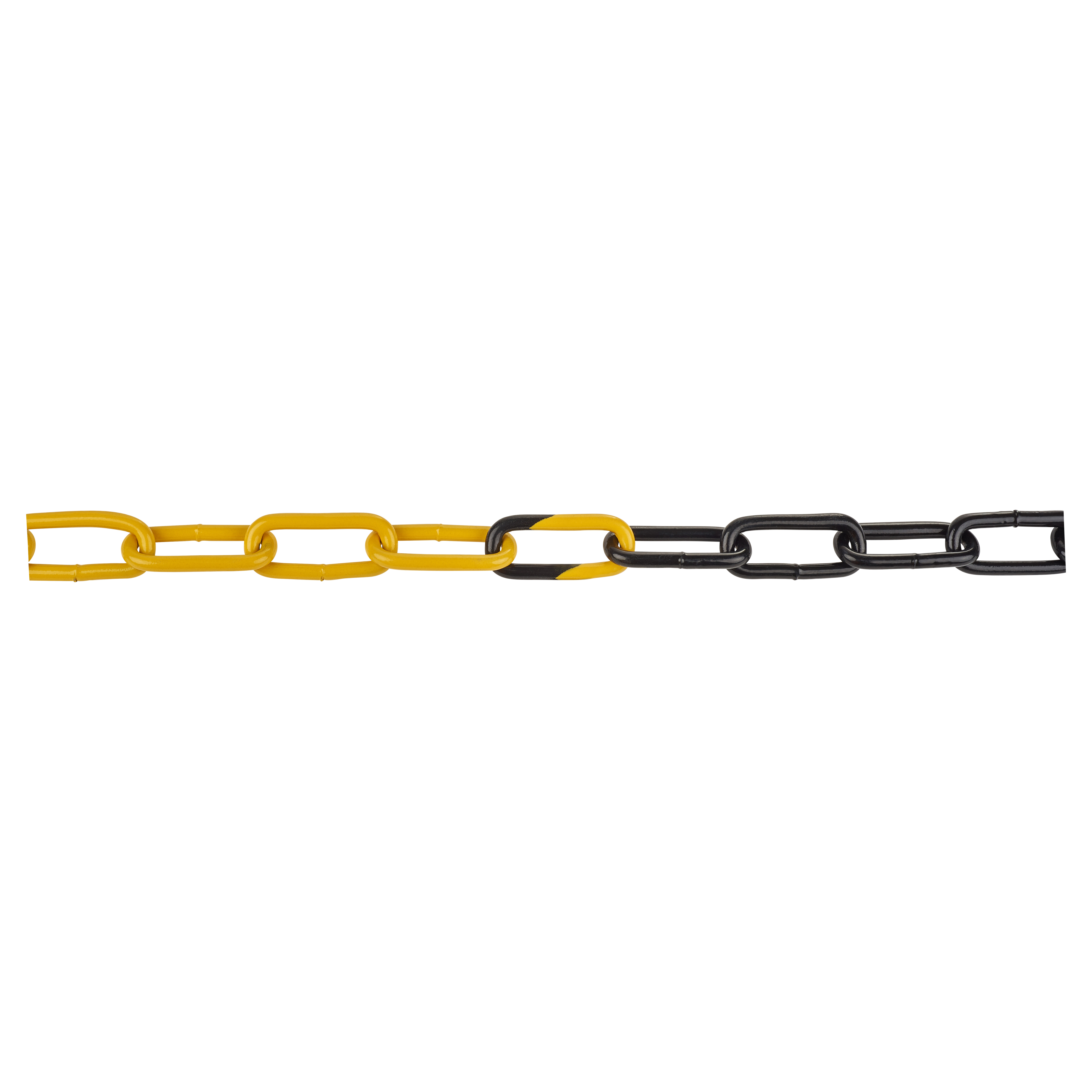 Welded Steel Chain 6 x 42mm 10m Length Yellow/Black