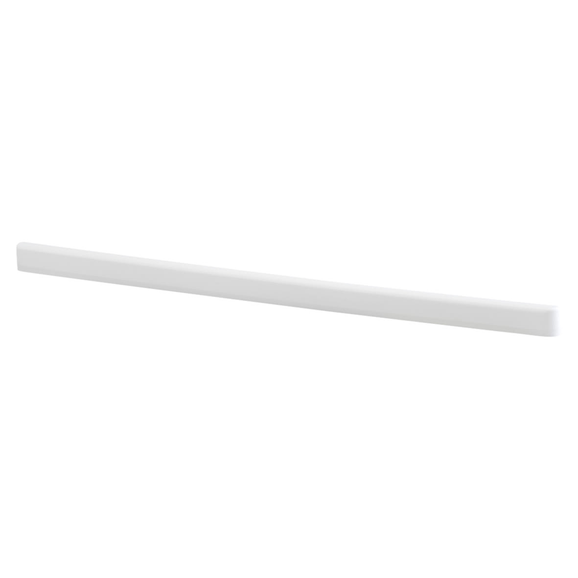 elfa Top Track System Bracket Trim Cover 320 x 8 x 16mm Right White IronmongeryDirect