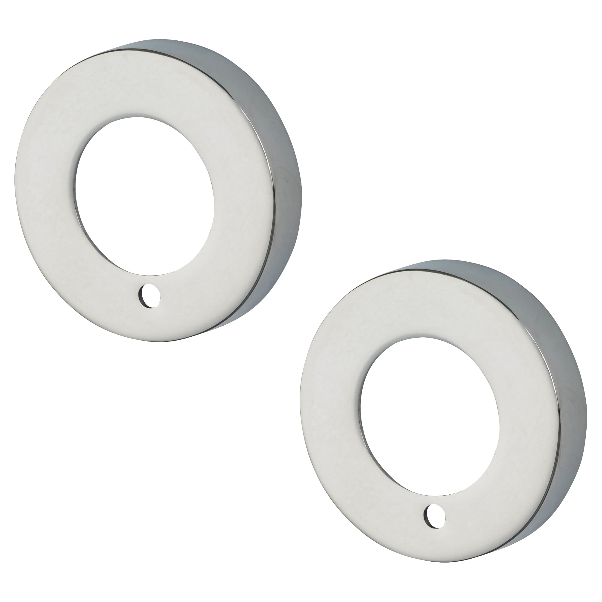 Jigtech Riva Lever Door Handle on Rose Polished Chrome IronmongeryDirect Same Day Despatch