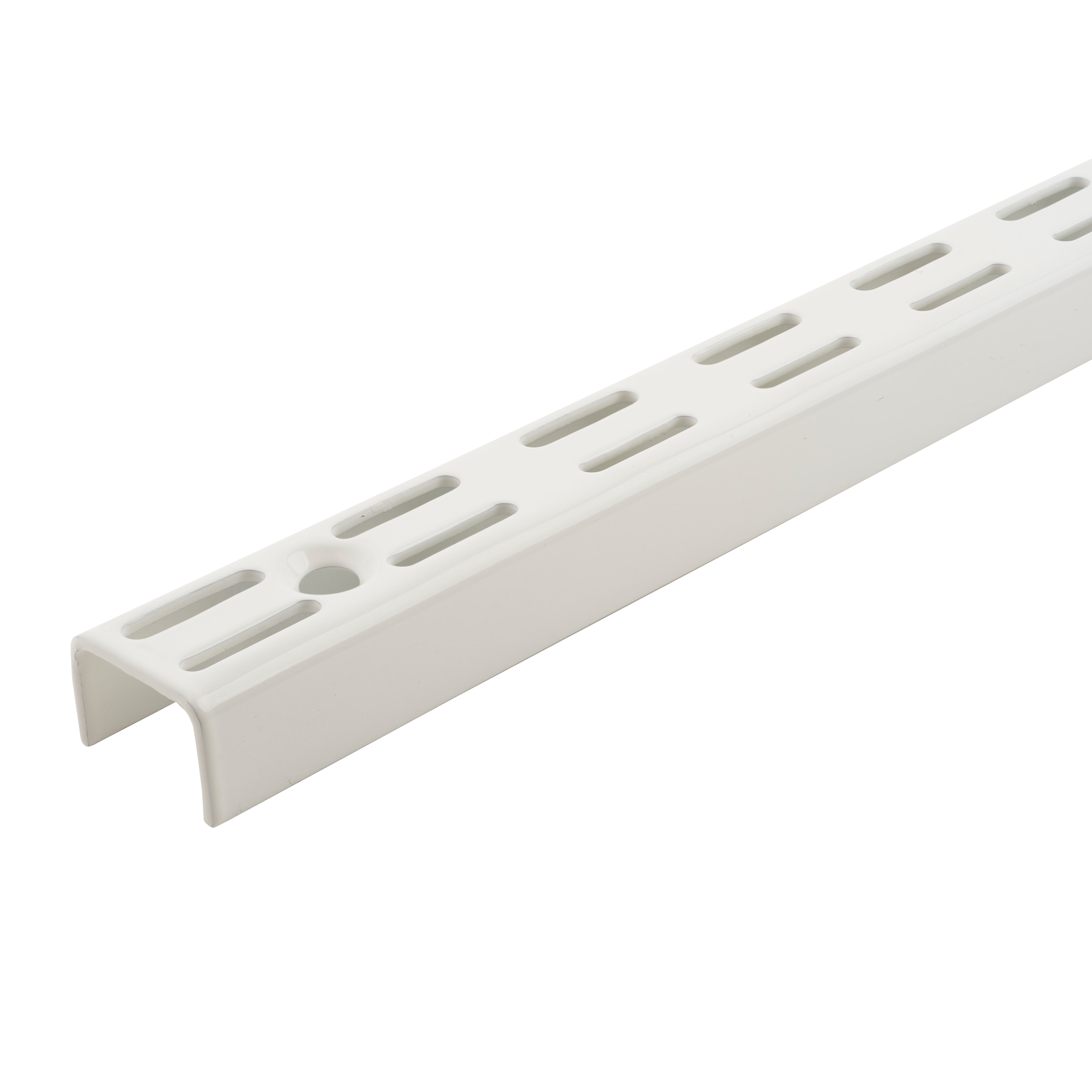elfa Twin Slot Shelving System Wall Upright 700mm Length White