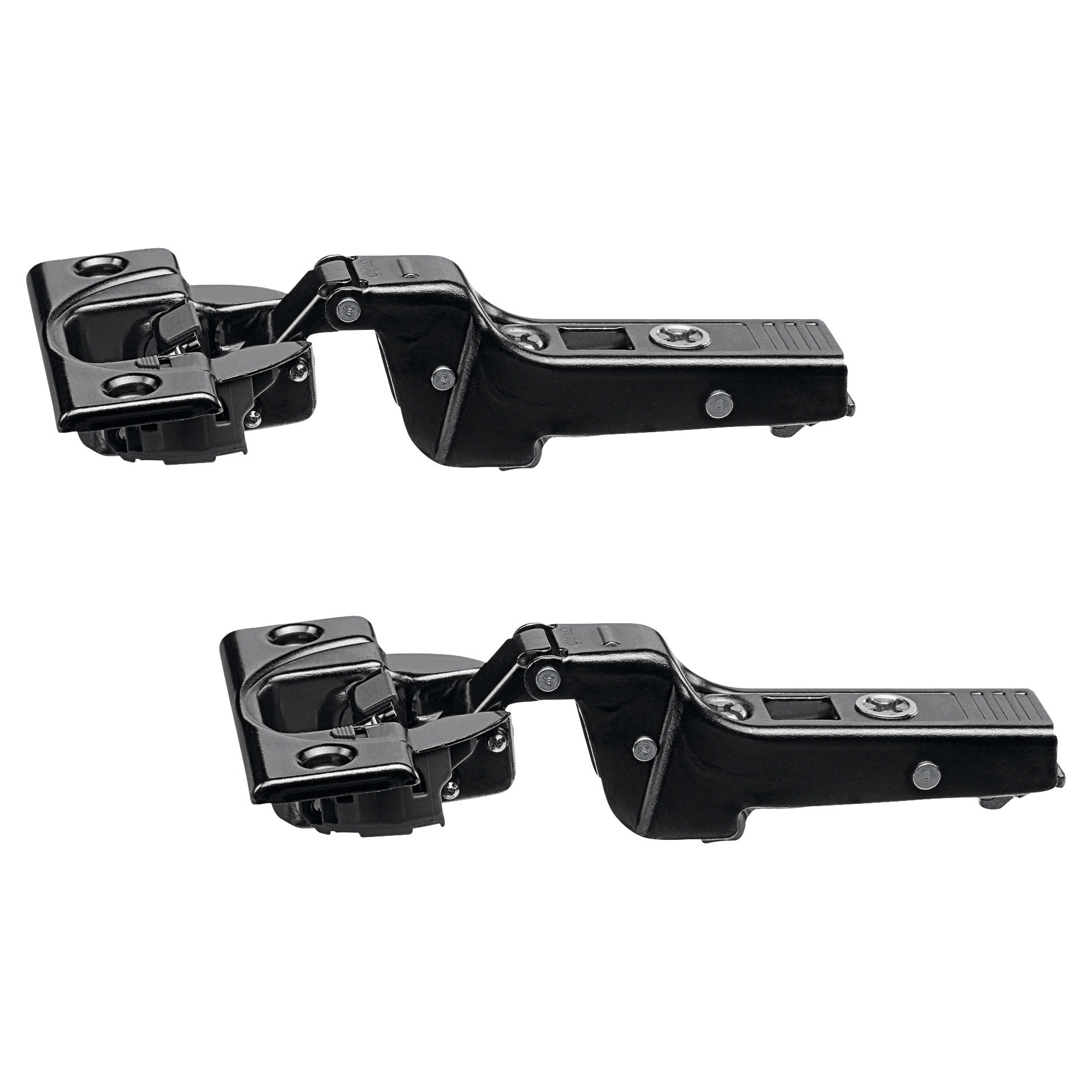Blum CLIP Top Thick Door Soft Close Hinge 95° Dual Black
