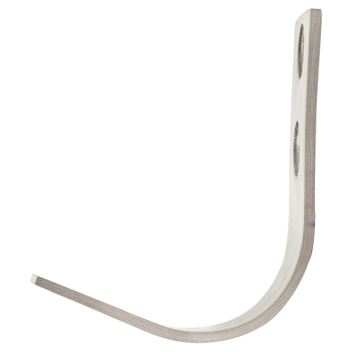 Hampstead Flat Single Coat Hook 70 x 35 x 20mm Satin Stainless