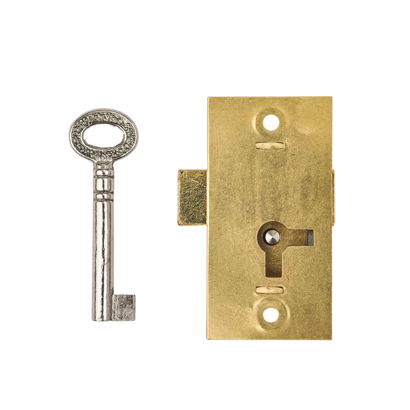 Straight Cupboard Lock 51 x 25mm IronmongeryDirect Same Day Despatch