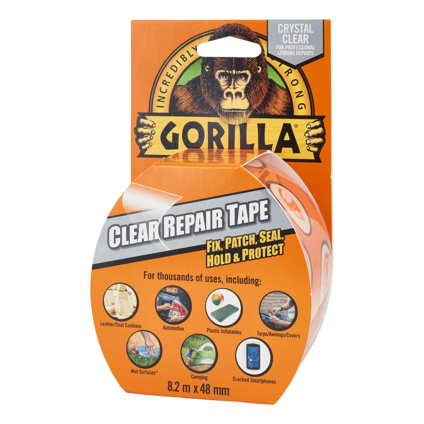 Gorilla Repair Tape 48mm x 8m Clear IronmongeryDirect Same Day
