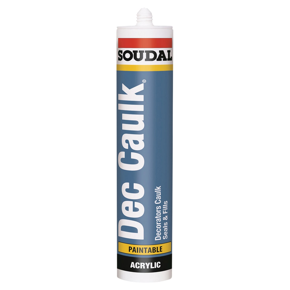 Soudal Decorators' Caulk - 300ml | IronmongeryDirect | Same Day Despatch