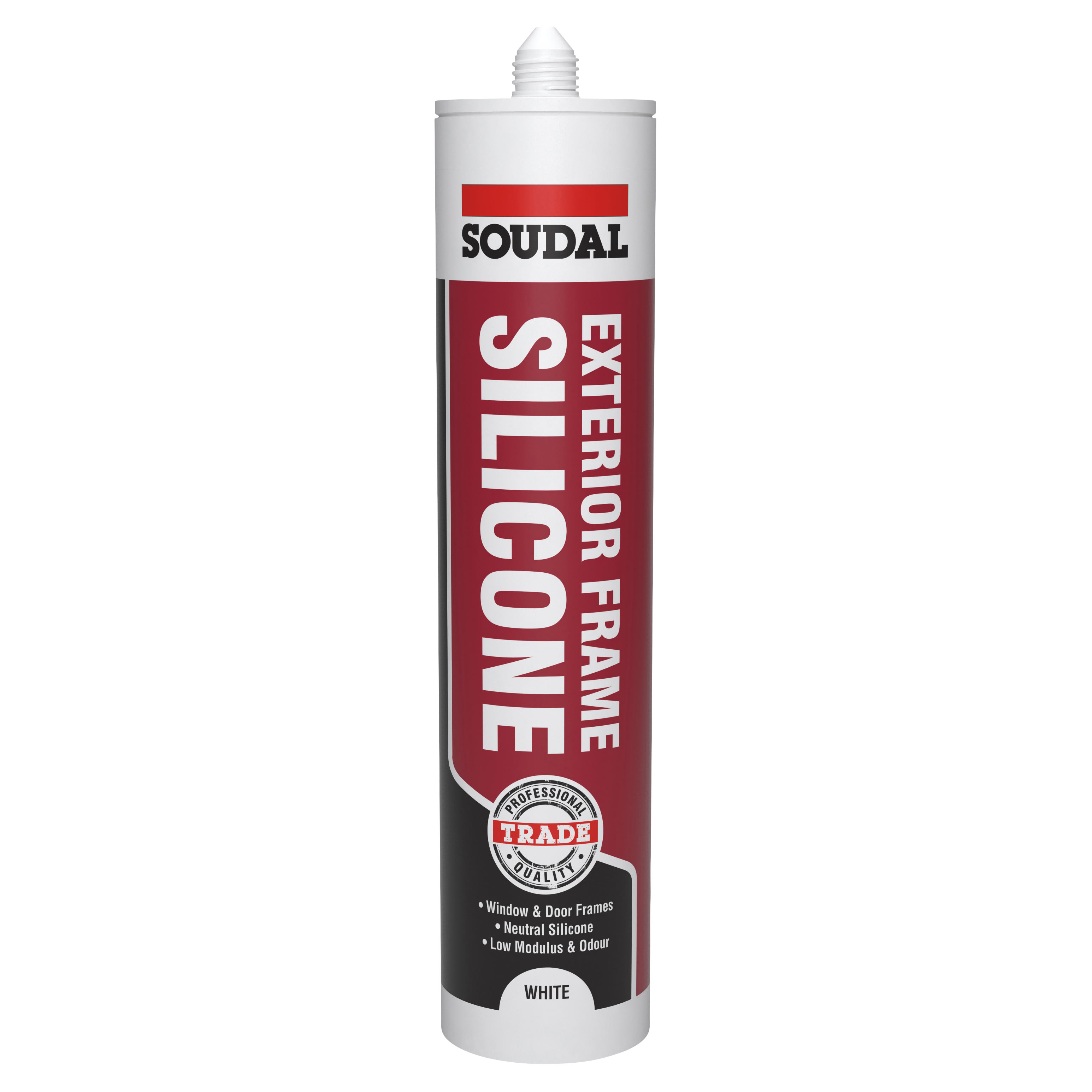 Soudal Exterior Frame Silicone 270ml Brilliant White