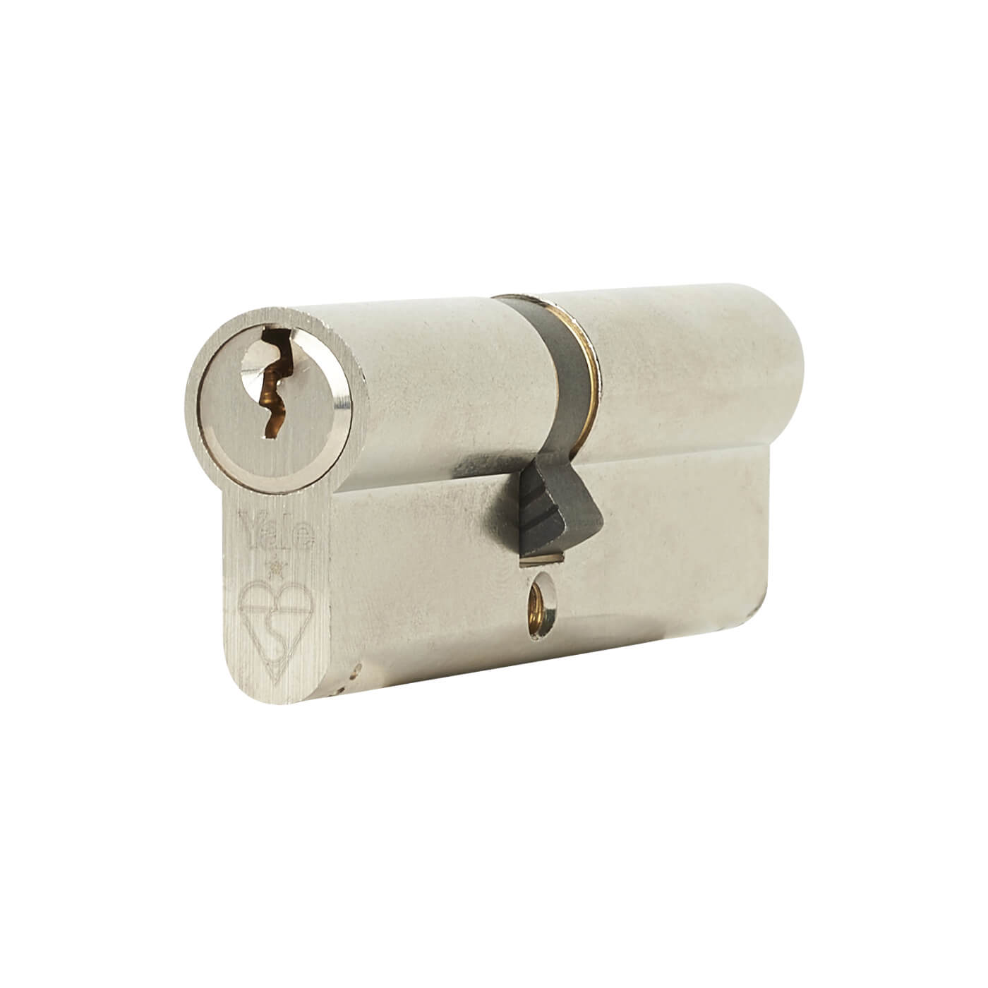 Yale - Cylindre Européen Avec 3 Clés - Serrure à Barillet - Haute Sécurité - En Composite UPVC