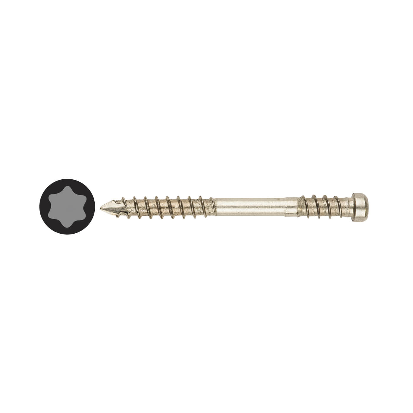 Spax Decking Screw Cylindrical Head, TStar Plus 6x60 A4 Stainless