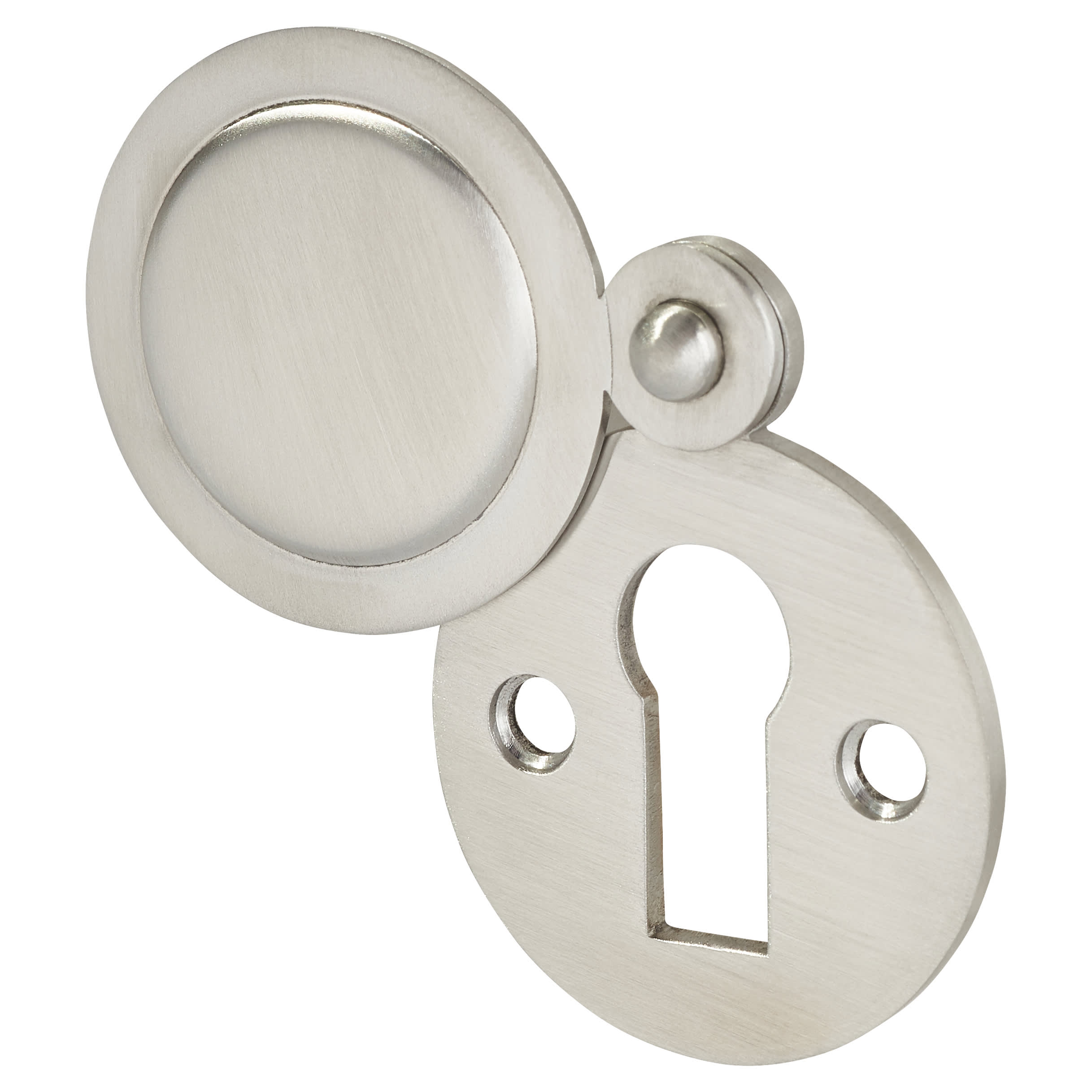 Altro Covered Escutcheon Satin Stainless Steel IronmongeryDirect Same Day Despatch