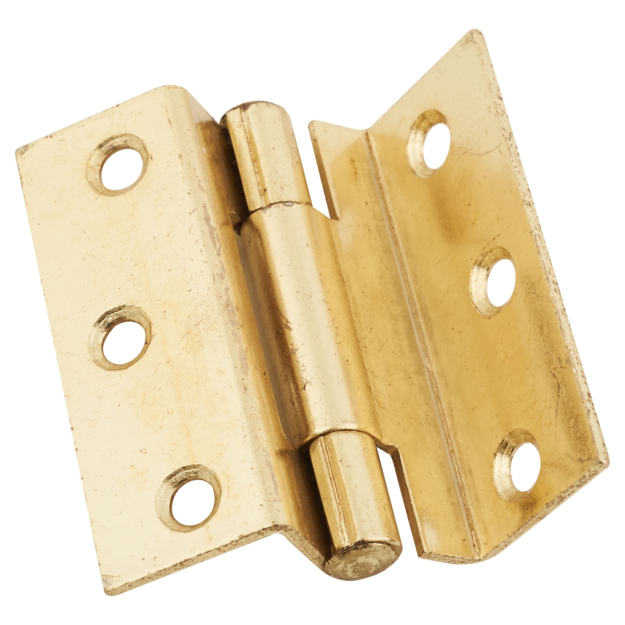 Storm Proof Casement Window Hinge 63mm Length Electro Brass Plated Pair