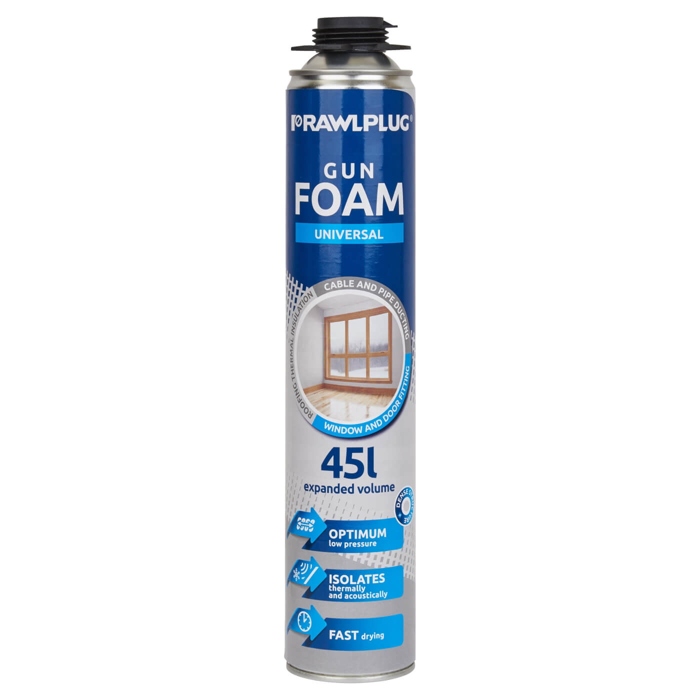 * Rawlplug B3 Expanding Foam Gun Grade 750ml IronmongeryDirect