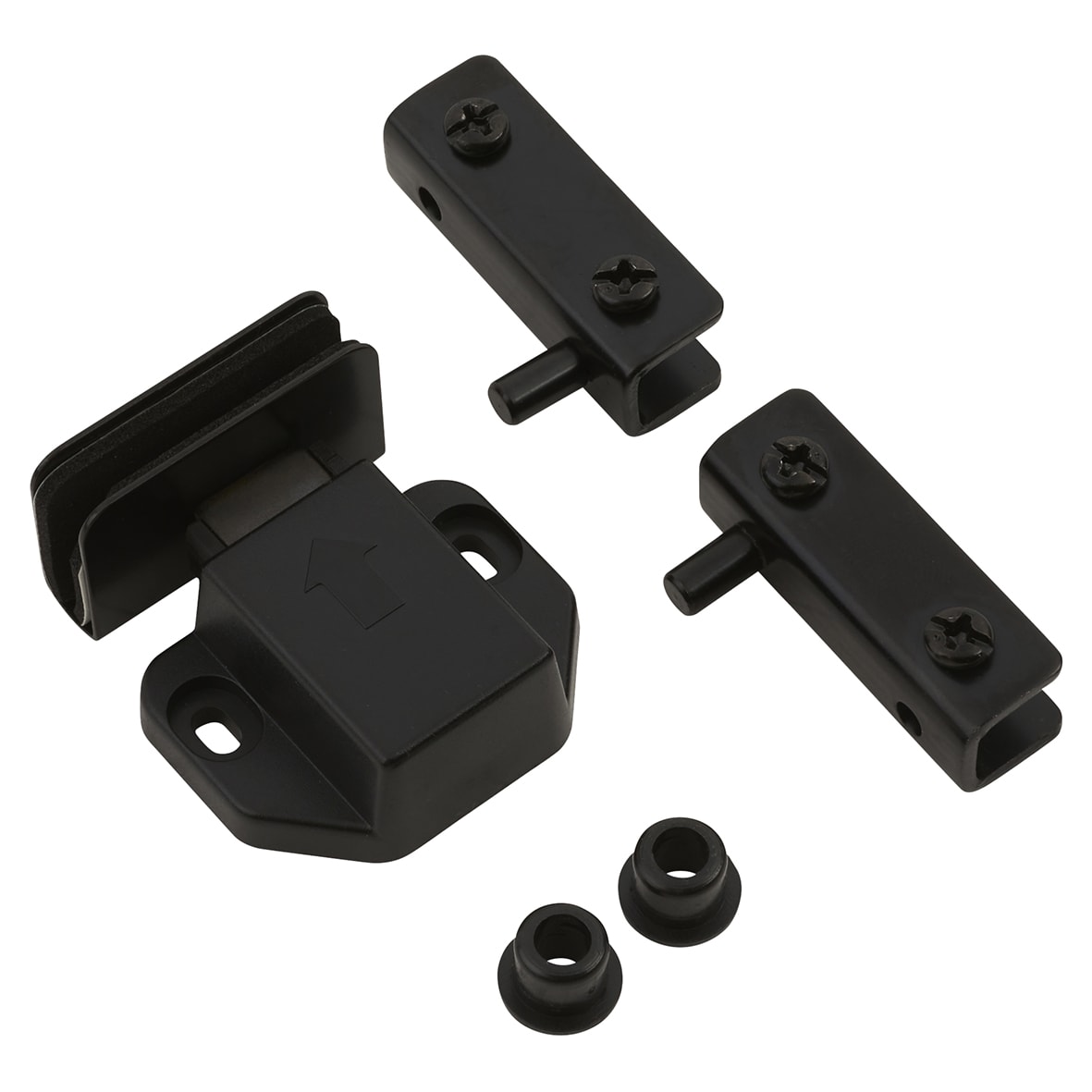 Touch Latch for Glass Door c/w Counter Piece & Pivot Hinges