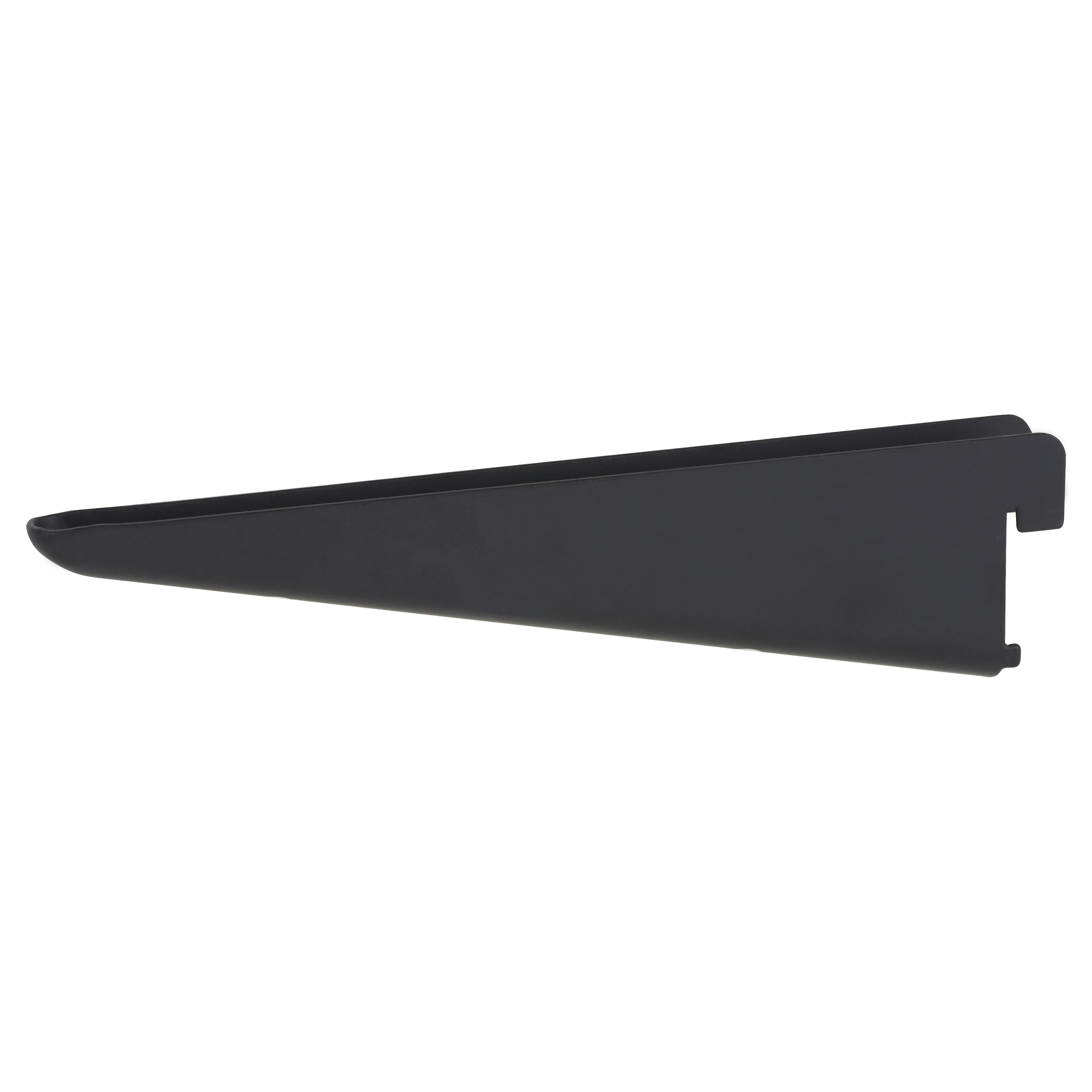 Rothley Baroque Twin Slot Shelf Bracket 470mm Length Matt Black