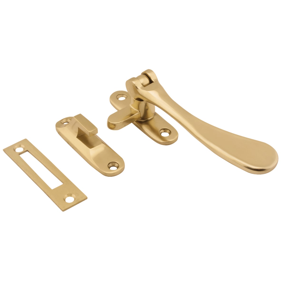 Dale Hardware Victorian Casement Window Fastener - Polished Brass Finish (DP005389)