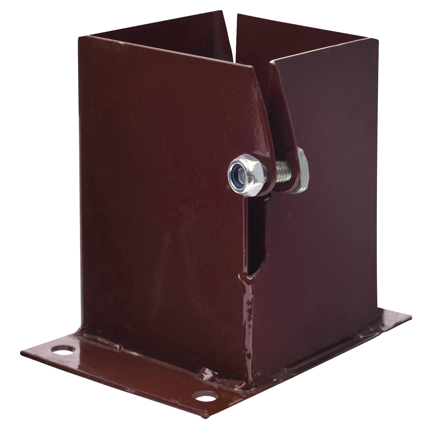 Taurus Flush Fit Bolt Down Fence Post Shoe Bolt Secure 100mm taurus-flush-fit-bolt-down-fence-post-shoe-bolt-secure-100mm