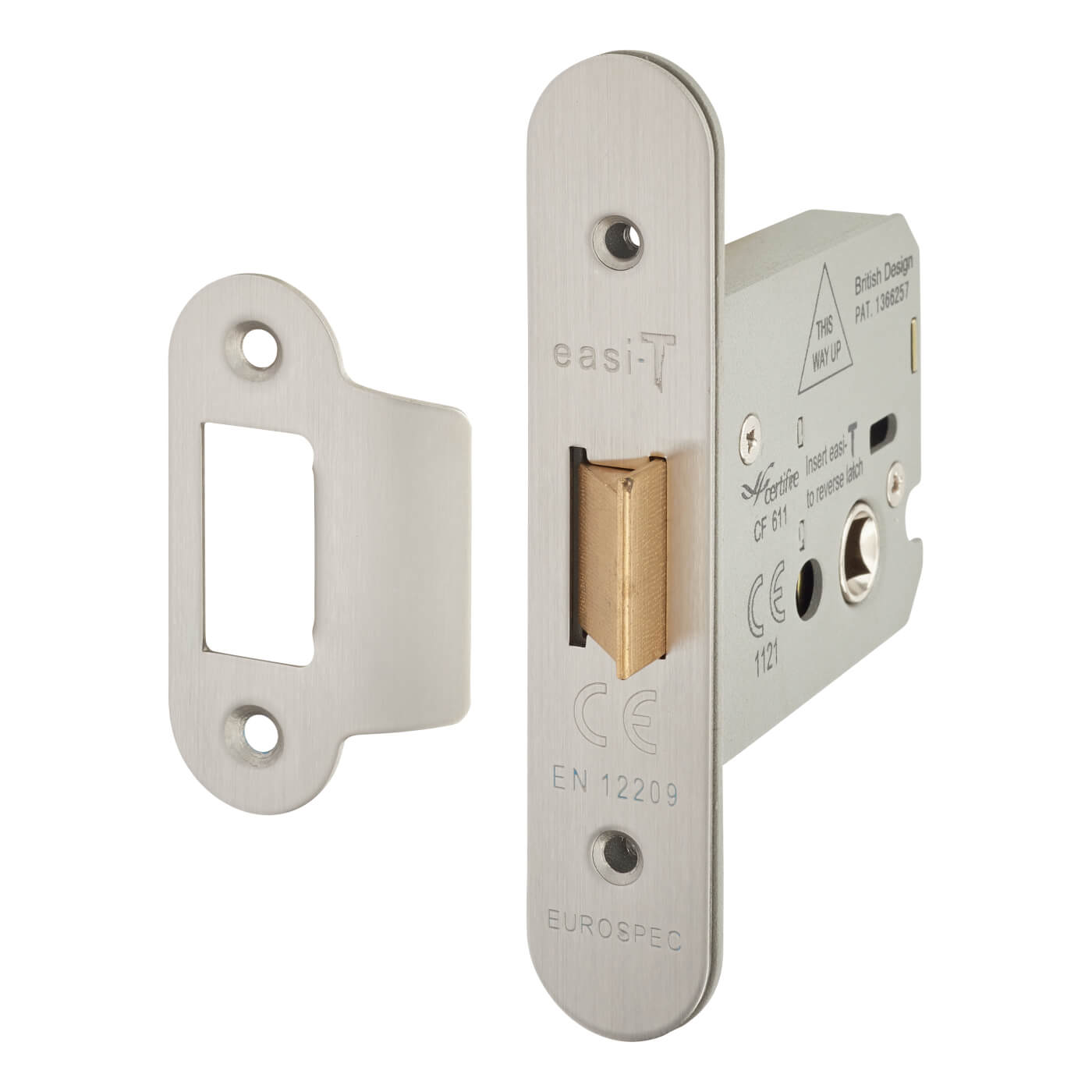 Hampstead Heavy Duty Flat Latch 79mm Case 57mm Backset Radius