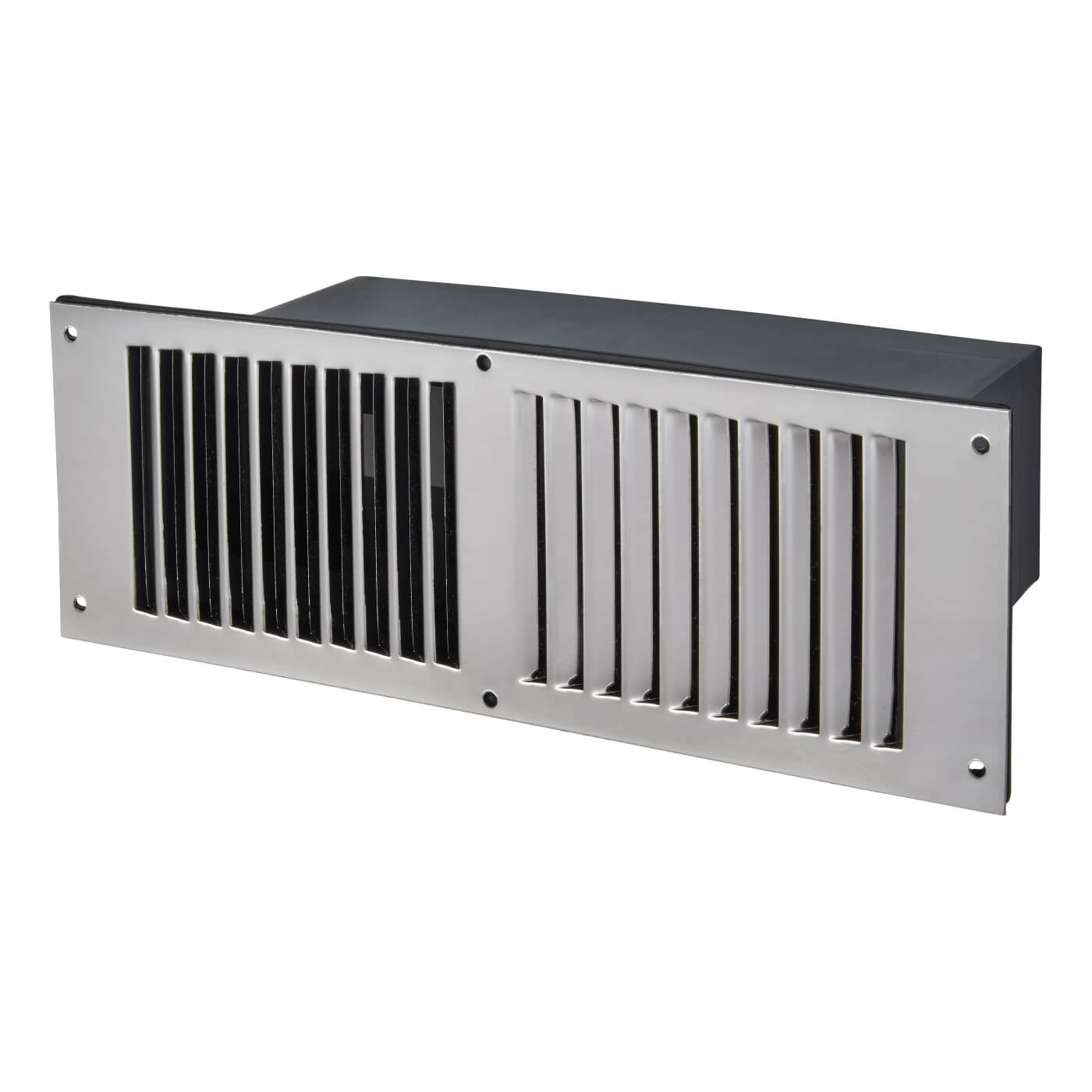 Floor Vent 267 x 95 x 125mm 11000mm2 Free Air Flow Polished
