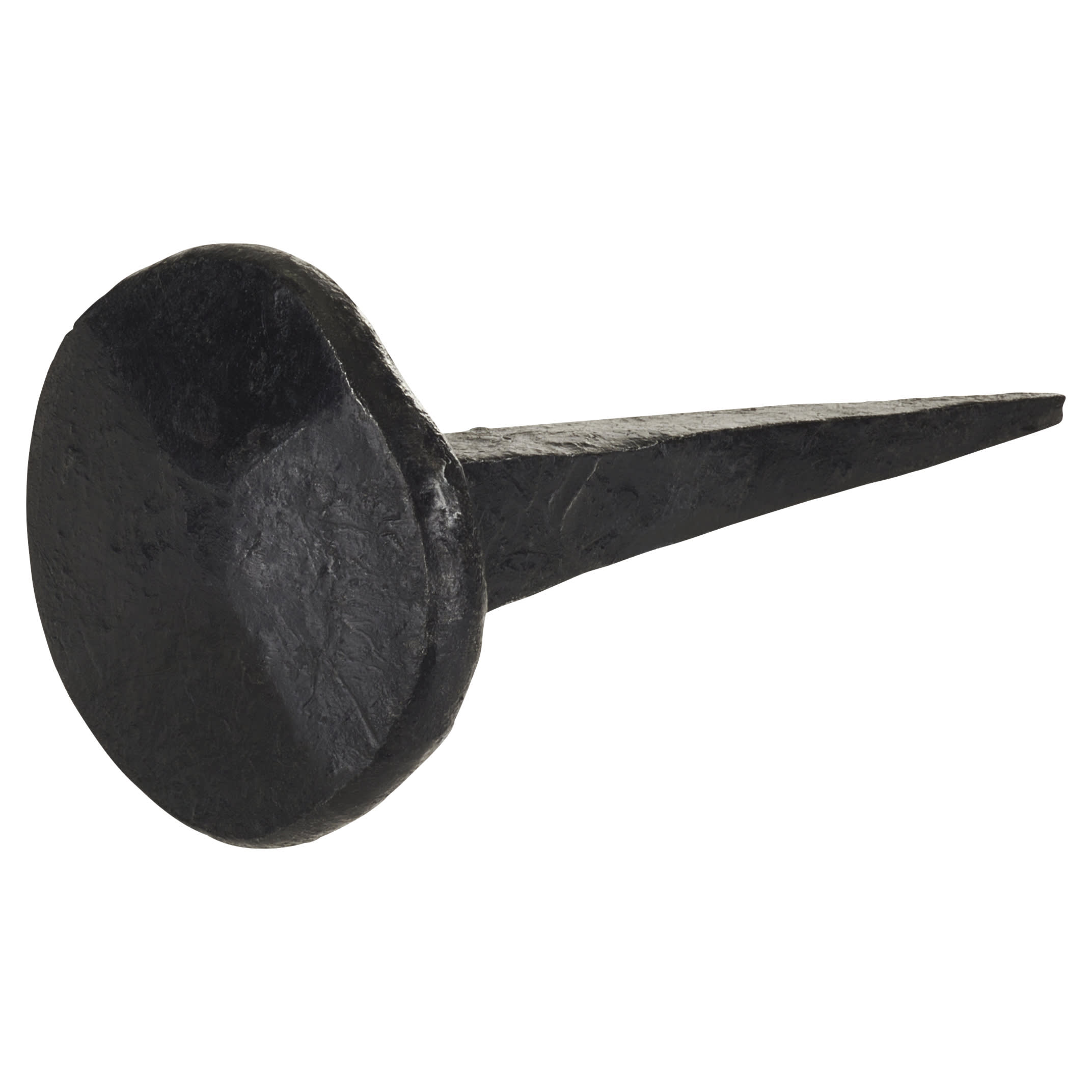 Hand Forged Vintage Iron Nails - 40-Pack Decorative Square Head Nails, 75mm Length, Rustic Beeswax Finish, For Doors & Furniture