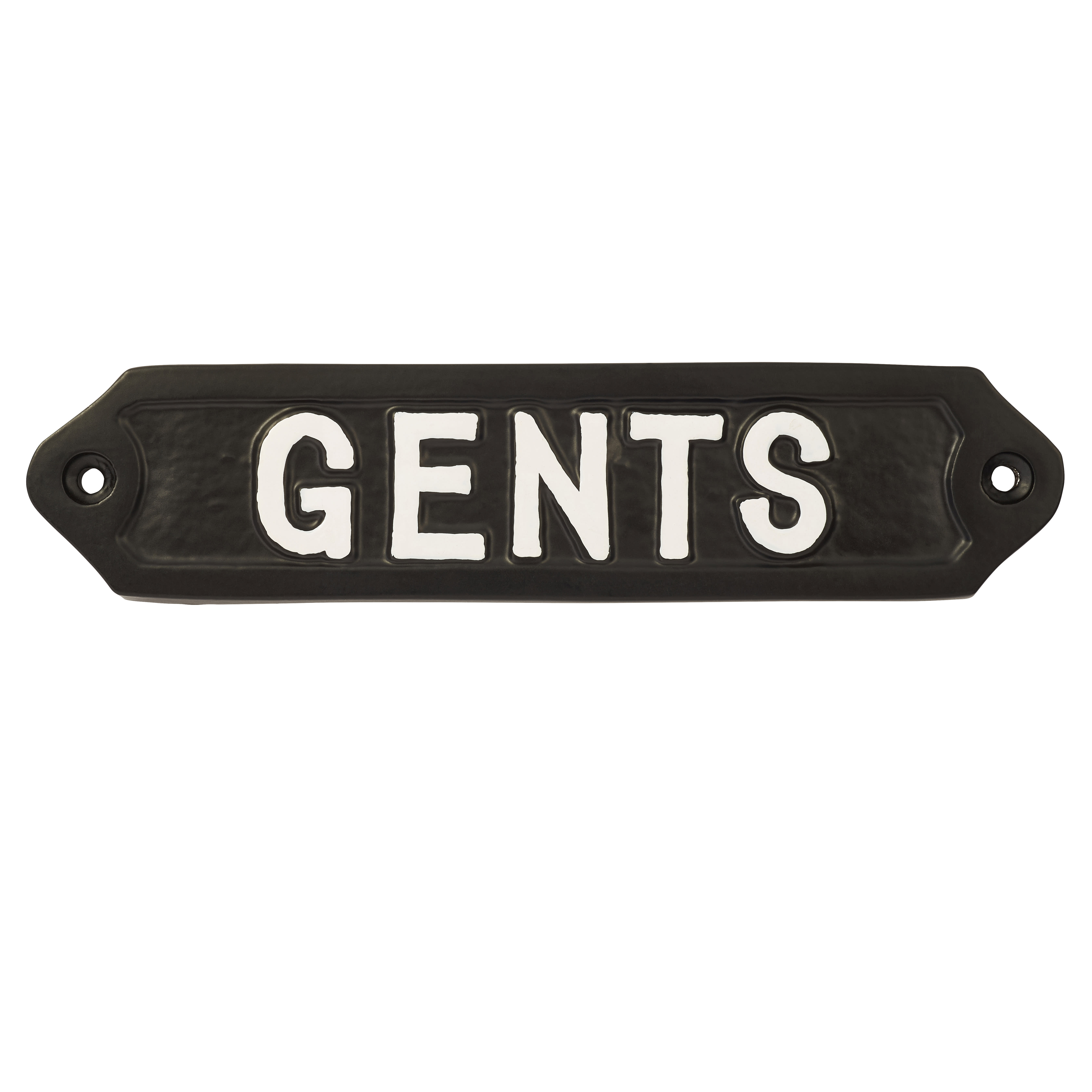 Traditional Toilet Sign - Toilet - Pewter/Black | IronmongeryDirect ...